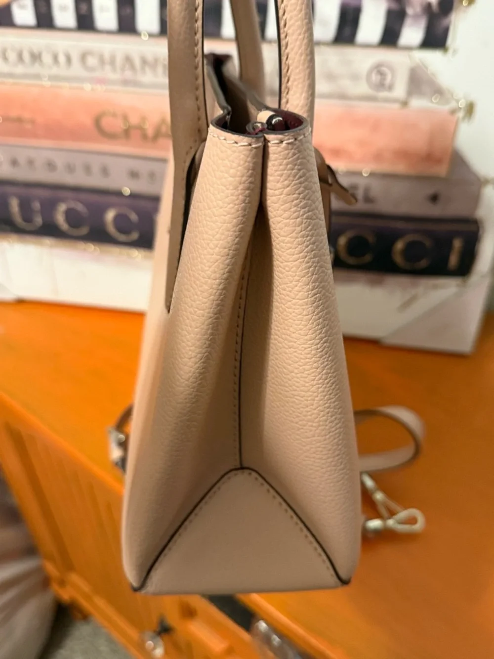 NWOT kate spade Blush Pink Leather Satchel - Picture 6 of 10